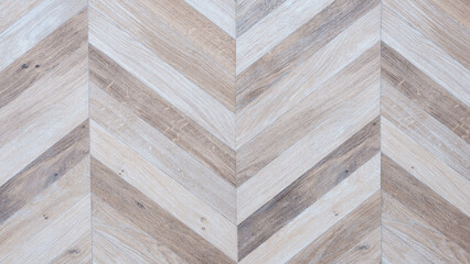 Chevron hardwood pattern installed by Design West